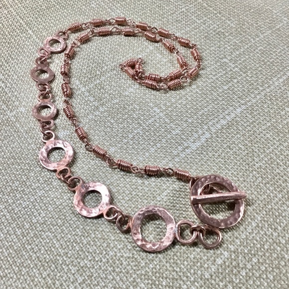 Copper Necklace, Pleiades constellation chain - Picture 3 of 8